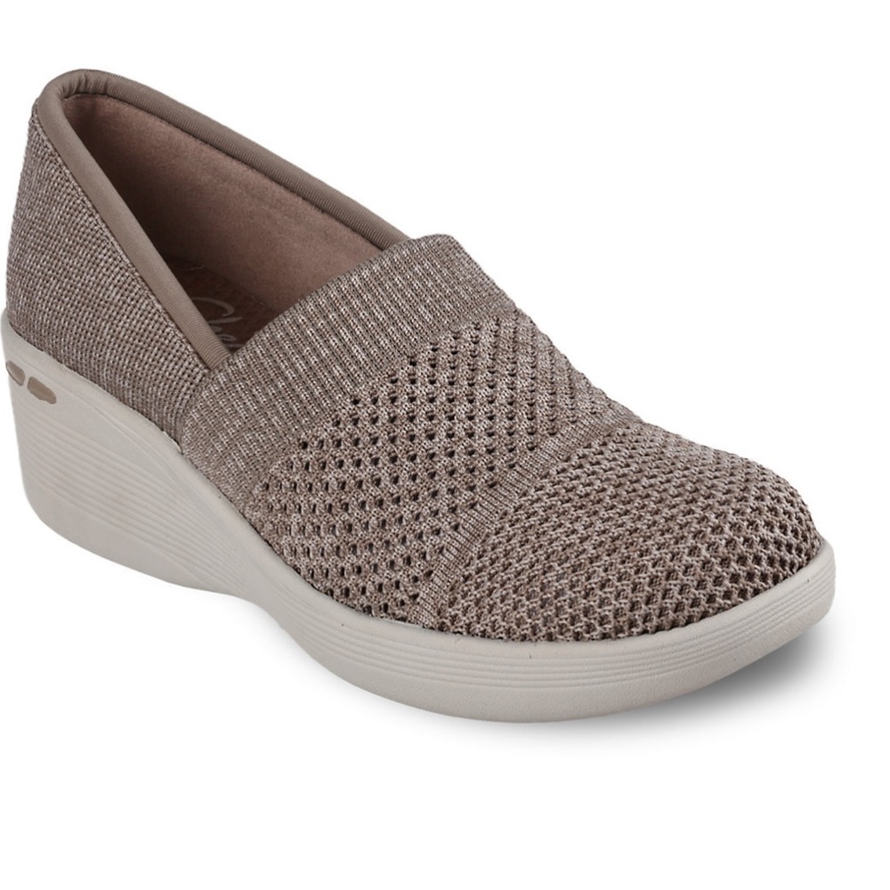 Sketchers womens wedge slip ons